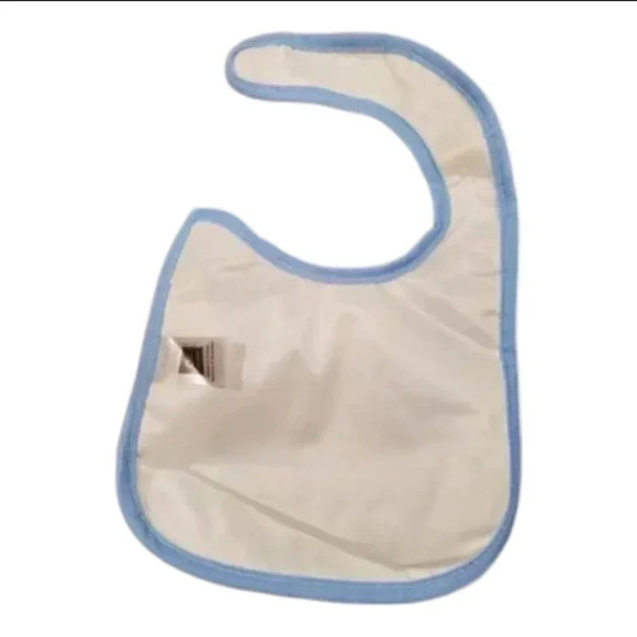 Baby Boy Gift Set Blue Plane Bib, Mittens, Socks Gift Set With Organza Bag - Picture 6 of 6